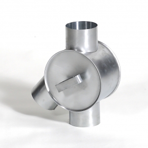 Regenwasserverteiler rund Ã¢â‚¬â€œ Auslauf schr&auml;g Nr. 10